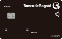 banco de bogota tarjeta signature black